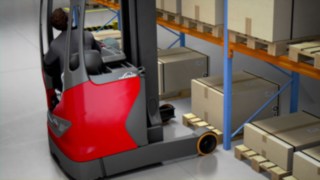 Видео о сенсоре защиты стеллажей от Linde Material Handling